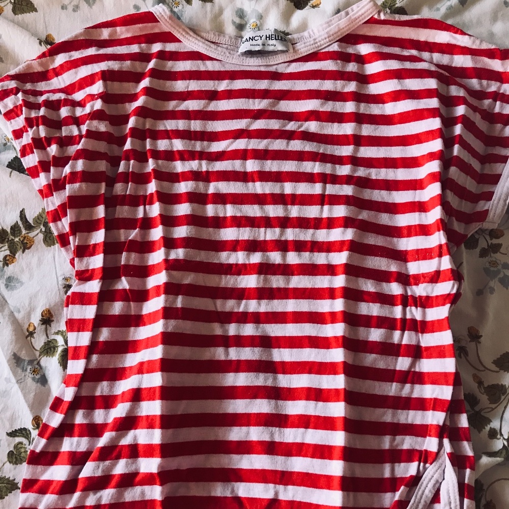 Vintage 70s Nancy Heller Summer Top - SZ S - Italy